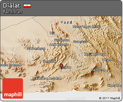 Satellite 3D Map of Dīālat