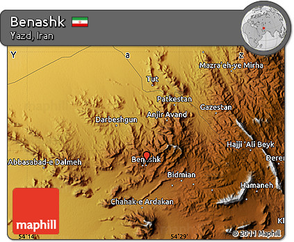 Physical Map of Benashk