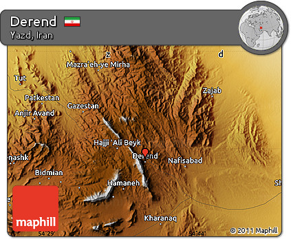 Physical Map of Derend