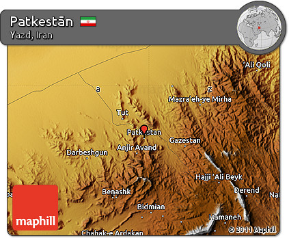 Physical Map of Patkestān