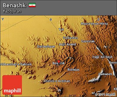 Physical Map of Benashk