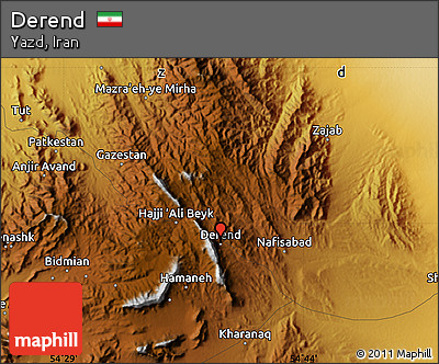 Physical Map of Derend