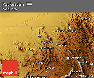 Physical Map of Patkestān
