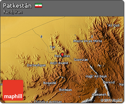Physical Map of Patkestān