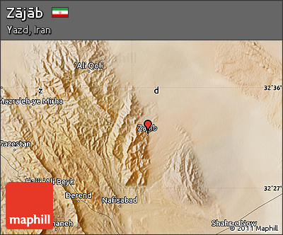 Satellite Map of Zājāb