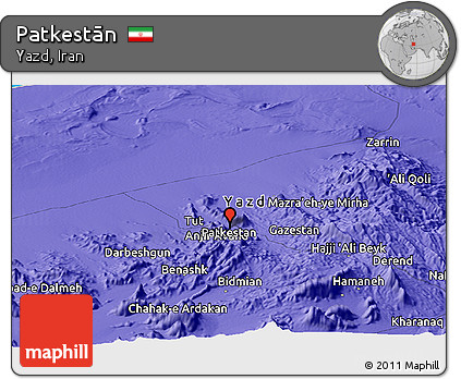 Political Panoramic Map of Patkestān