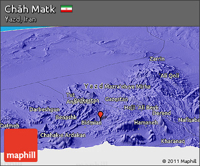 Political Panoramic Map of Chāh Matk