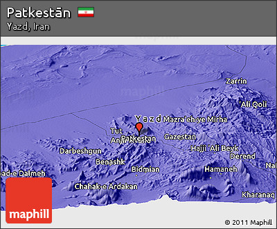 Political Panoramic Map of Patkestān