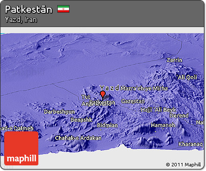 Political Panoramic Map of Patkestān