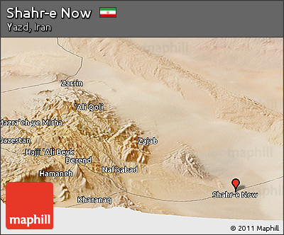 Satellite Panoramic Map of Shahr-e Now