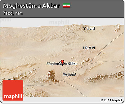 Satellite Panoramic Map of Moghestān-e Akbar