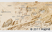 Satellite 3D Map of the area around 32° 36' 26" N, 62° 58' 30" E