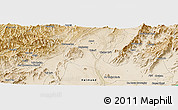 Satellite Panoramic Map of the area around 32° 36' 26" N, 64° 40' 30" E