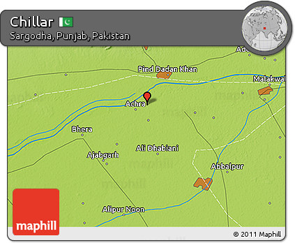 Physical 3D Map of Chillar