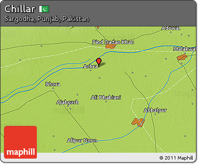 Physical 3D Map of Chillar