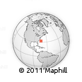 Outline Map of the Area around 32° 36' 26" N, 73° 52' 30" W, rectangular outline