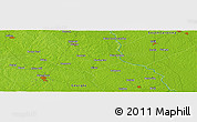 Physical Panoramic Map of the area around 32° 36' 26" N, 81° 31' 30" W