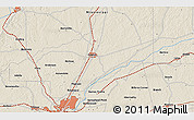 Shaded Relief 3D Map of the area around 32° 36' 26" N, 90° 1' 30" W