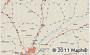 Shaded Relief Map of Anderson