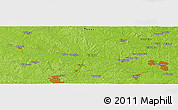Physical Panoramic Map of Gladewater