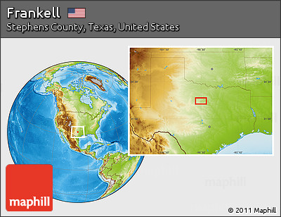 Physical Location Map of Frankell