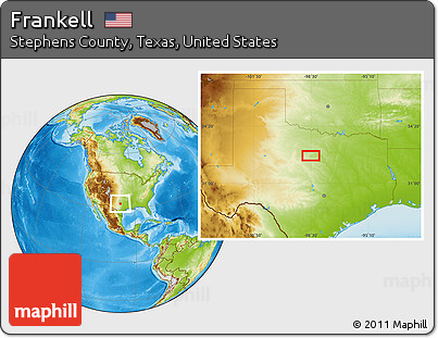 Physical Location Map of Frankell