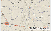 Shaded Relief Map of the area around 32° 36' 26" N, 99° 22' 30" W