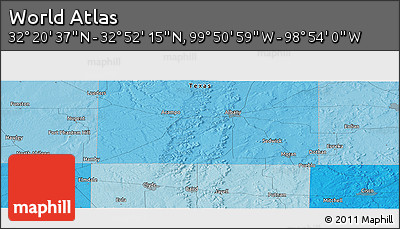 Political Panoramic Map of the Area around 32° 36' 26" N, 99° 22' 30" W
