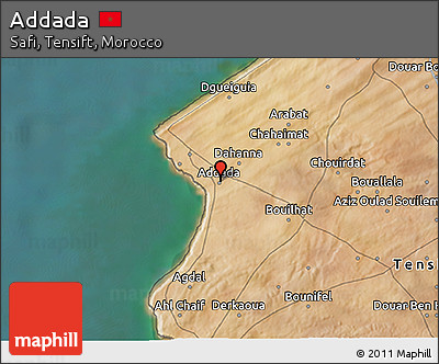 Satellite 3D Map of Addada