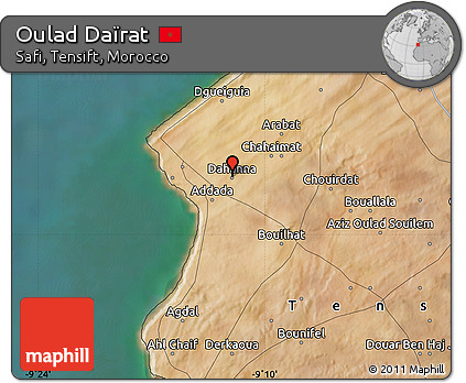 Satellite Map of Oulad Daïrat