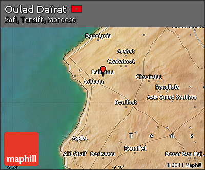 Satellite Map of Oulad Daïrat