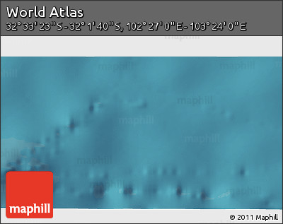 Satellite 3D Map of the Area around 32° 17' 31" S, 102° 55' 30" E