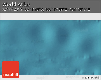 Satellite 3D Map of the Area around 32° 17' 31" S, 103° 46' 30" E