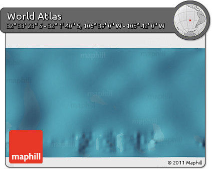 Satellite 3D Map of the Area around 32° 17' 31" S, 106° 10' 30" W