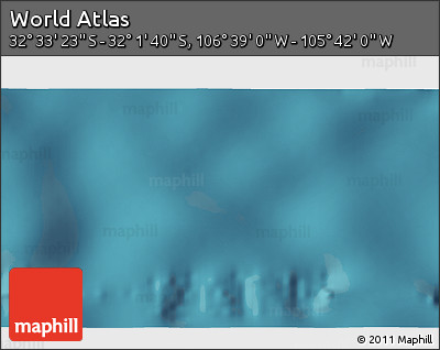 Satellite 3D Map of the Area around 32° 17' 31" S, 106° 10' 30" W