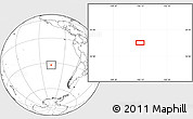 Blank Location Map of the area around 32° 17' 31" S, 106° 10' 30" W
