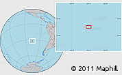 Gray Location Map of the area around 32° 17' 31" S, 106° 10' 30" W