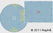 Savanna Style Location Map of the area around 32° 17' 31" S, 106° 10' 30" W, hill shading