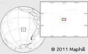 Blank Location Map of the area around 32° 17' 31" S, 107° 1' 30" W