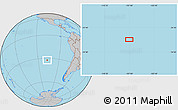 Gray Location Map of the area around 32° 17' 31" S, 107° 1' 30" W