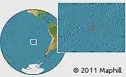 Satellite Location Map of the area around 32° 17' 31" S, 107° 1' 30" W