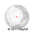 Outline Map of the Area around 32° 17' 31" S, 107° 1' 30" W, rectangular outline