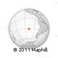 Outline Map of the Area around 32° 17' 31" S, 107° 52' 30" W, rectangular outline
