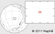Blank Location Map of the area around 32° 17' 31" S, 108° 43' 29" W