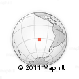 Outline Map of the Area around 32° 17' 31" S, 108° 43' 29" W, rectangular outline