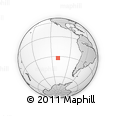 Outline Map of the Area around 32° 17' 31" S, 109° 34' 29" W, rectangular outline
