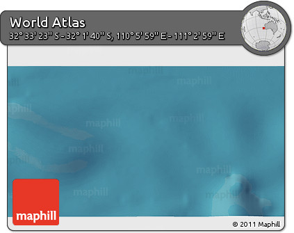 Satellite 3D Map of the Area around 32° 17' 31" S, 110° 34' 29" E