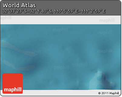 Satellite 3D Map of the Area around 32° 17' 31" S, 110° 34' 29" E