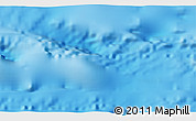 Physical 3D Map of the area around 32° 17' 31" S, 110° 25' 30" W