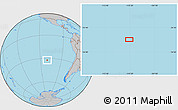 Gray Location Map of the area around 32° 17' 31" S, 110° 25' 30" W